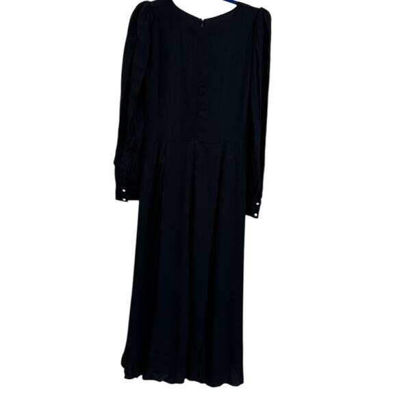 NWT Reformation Everett Midi Dress In Black - Picture 4 of 8
